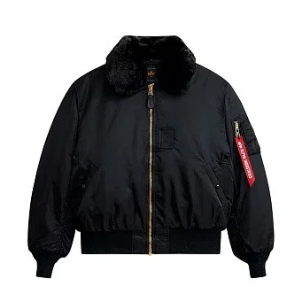 Куртка бомбер мужская Alpha Industries B-15 Heritage Black